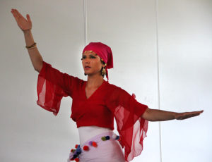 démonstration, danse orientale, audrey bordereau, élèves, parc des sports des glaisins